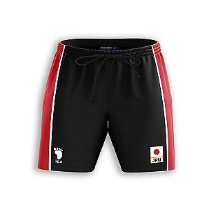 Haikyuu Shorts - Haikyuu National Team Libero Beach Shorts FH0709