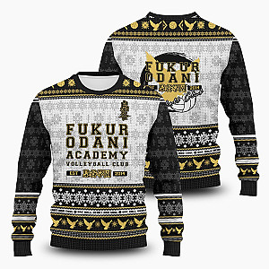 Haikyuu Sweaters - Fukurodani Jersey Christmas Unisex Wool Sweater FH0709