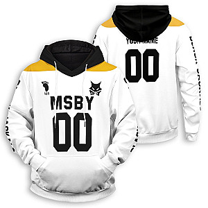 Haikyuu Hoodies - Personalized MSBY Black Jackals Libero Unisex Pullover Hoodie FH0709