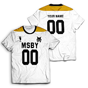 Haikyuu T-Shirts - Personalized MSBY Black Jackals Libero Unisex T-Shirt FH0709