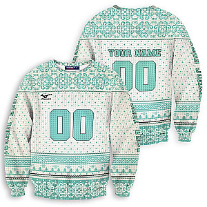 Haikyuu Sweaters - Personalized Team Aoba Johsai Christmas Unisex Wool Sweater FH0709
