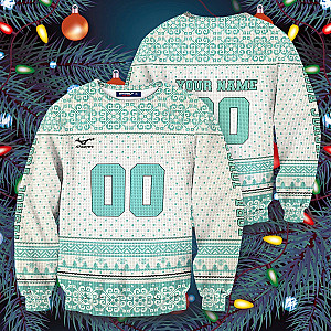 Haikyuu Sweaters - Personalized Team Aoba Johsai Christmas Unisex Wool Sweater FH0709