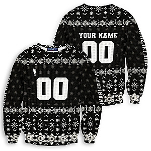 Haikyuu Sweaters - Personalized Team Inarizaki Christmas Unisex Wool Sweater FH0709