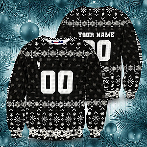 Haikyuu Sweaters - Personalized Team Inarizaki Christmas Unisex Wool Sweater FH0709