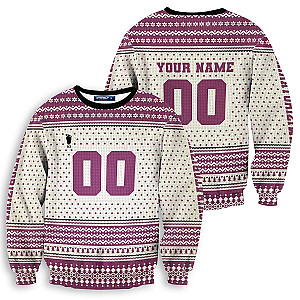 Haikyuu Sweaters - Personalized Team Shiratorizawa Christmas Unisex Wool Sweater FH0709