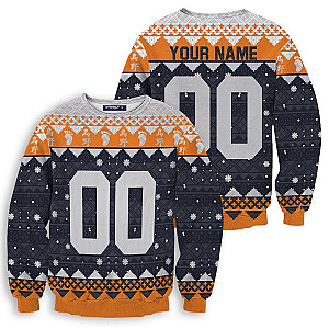 Haikyuu Sweaters - Personalized Karasuno Christmas Unisex Wool Sweater FH0709