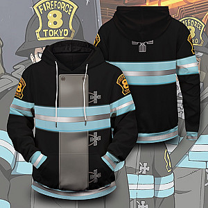 Fire Force Hoodies - Fire Force Unisex Pullover Hoodie FH0709