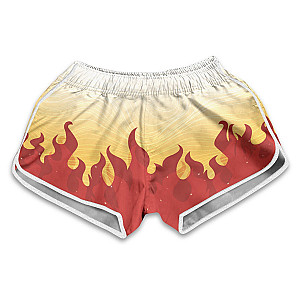Demon Slayer Shorts - Summer Rengoku Women Beach Shorts FH0709