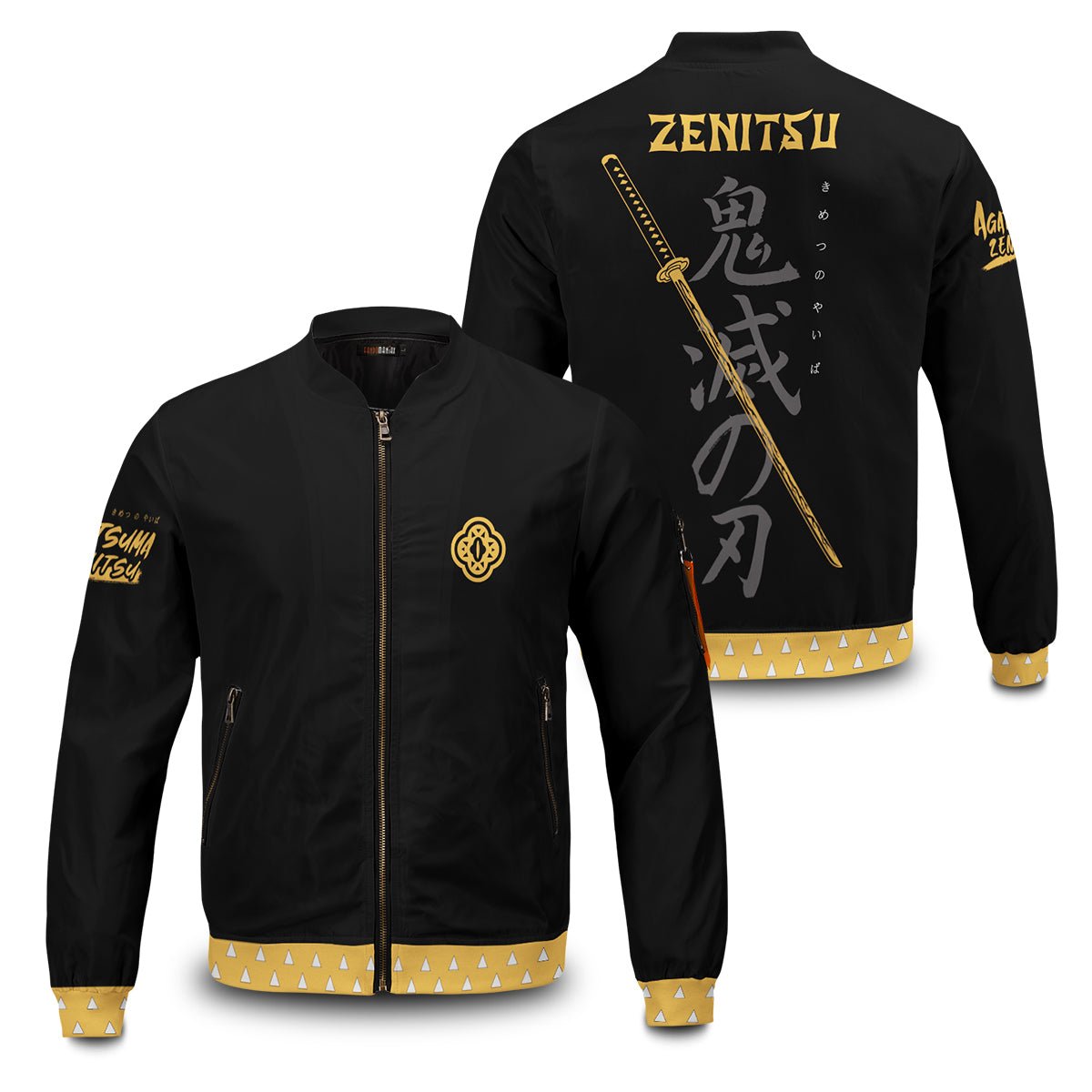 Demon Slayer Jackets - Zenitsu Style Bomber Jacket FH0709