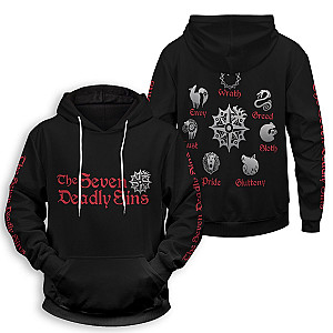 Seven Deadly Sins  Hoodies -  Seven Deadly Sins s Unisex Pullover Hoodie FH0709