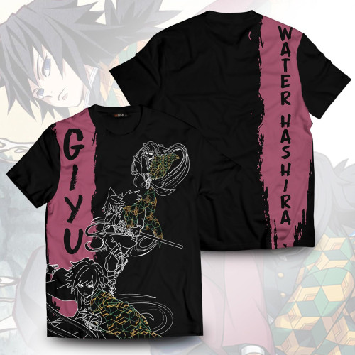 Demon Slayer T-Shirts - Giyu Semblance Unisex T-Shirt FH0709