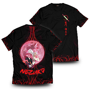 Demon Slayer T-Shirts - Nezuko Moonfall Unisex T-Shirt FH0709