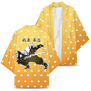 Demon Slayer Kimono - Kimetso No Yaiba Zenitsu Kimono FH0709
