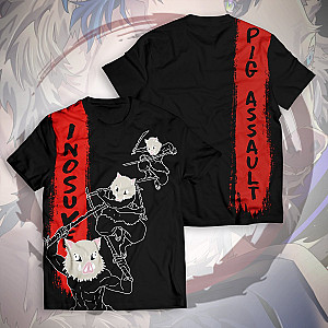 Demon Slayer T-Shirts - Inosuke Hashibira Semblance Unisex T-Shirt FH0709
