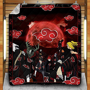 Naruto Blankets - Red Cloud Quilt Blanket FH0709