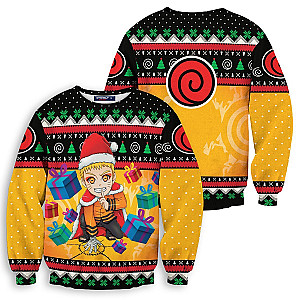 Naruto Sweaters - Uzumaki Holiday Way Unisex Wool Sweater FH0709