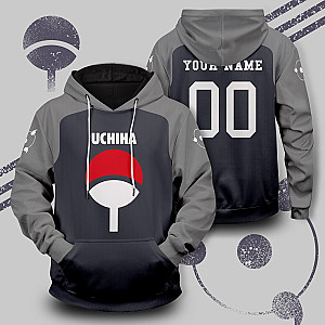 Naruto Hoodies - Personalized Uchiha Fire Unisex Pullover Hoodie FH0709