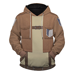 Attack On Titan Hoodies - AOT Scout Regiment Unisex Pullover Hoodie FH0709