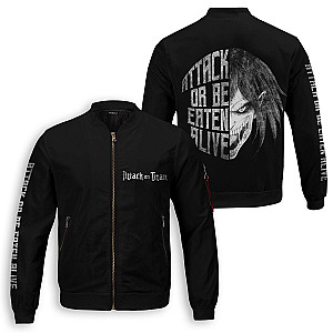 Attack On Titan Jackets - Attack Or Be Eaten Alive Bomber Jacket FH0709