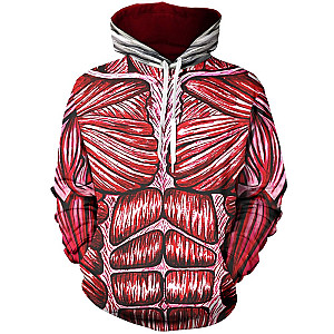 Attack On Titan Hoodies - Colossal Titan Unisex Pullover Hoodie FH0709