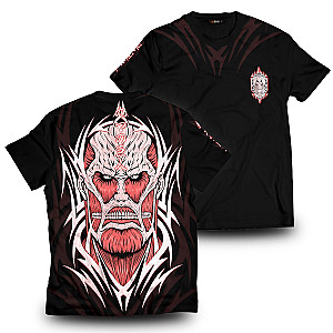 Attack On Titan T-Shirts - Tribal Colossal Titan Unisex T-Shirt FH0709
