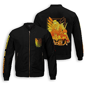 Attack On Titan Jackets - AOT Power Four Bomber Jacket FH0709
