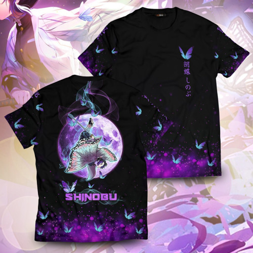 Demon Slayer T-Shirts - Shinobu Moonfall Unisex T-Shirt FH0709