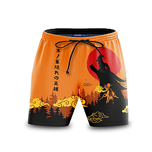 Naruto Shorts - Naruto Kyubi Beach Shorts FH0709