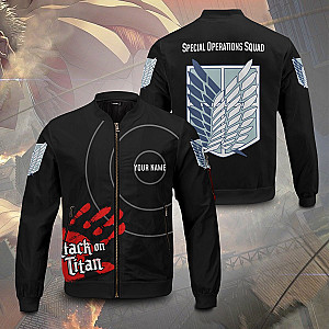 Attack On Titan Jackets - Personalized AOT Skilled Corps Soldier Bomber Jacket FH0709