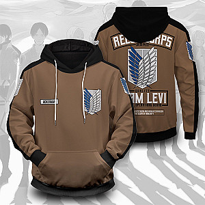 Attack On Titan Hoodies - Personalized Team Levi Unisex Pullover Hoodie FH0709