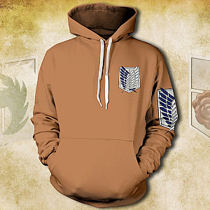 Attack On Titan Hoodies - Survey Corps Unisex Pullover Hoodie FH0709
