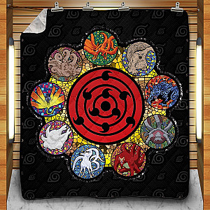 Naruto Blankets - Tailed Beast Quilt Blanket FH0709