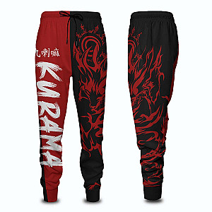 Naruto Joggers - Kurama Red Fashion Jogger Pants FH0709