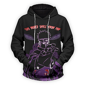 Naruto Hoodies - World Shall Know Pain Unisex Pullover Hoodie FH0709