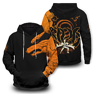 Naruto Hoodies - Nine Tails Mode Unisex Pullover Hoodie FH0709