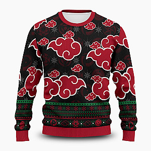 Naruto Sweaters - Akatsuki Sharingan Unisex Wool Sweater FH0709