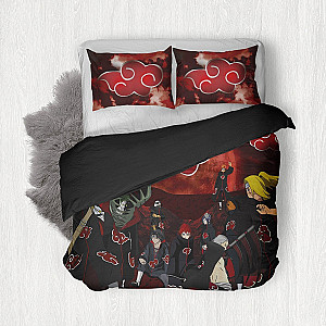 Naruto Beddings - Red Cloud Bedding Set FH0709