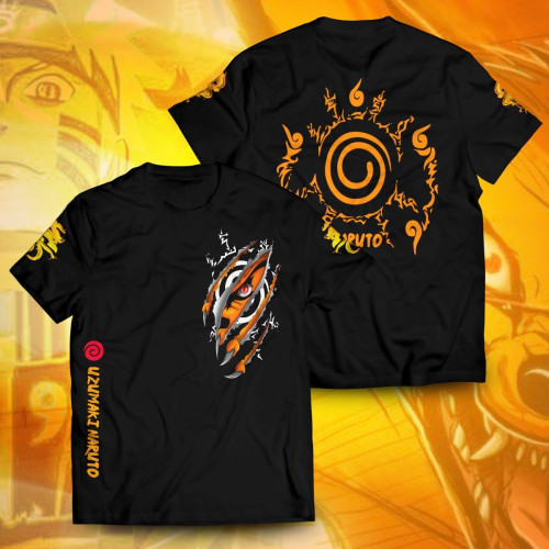 Naruto T-shirts - Uzumaki Demon Fox Unisex T-Shirt FH0709