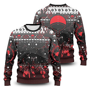 Naruto Sweaters - Uchiha Emblem Unisex Wool Sweater FH0709