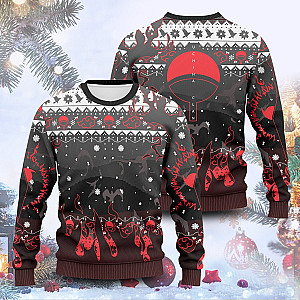 Naruto Sweaters - Uchiha Emblem Unisex Wool Sweater FH0709