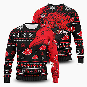 Naruto Sweaters - Itachi Summoning Crow Unisex Wool Sweater FH0709