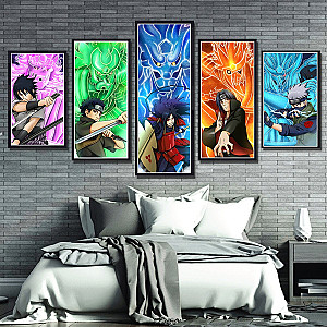 Naruto Wall Canvas -Mangekyou Susanoo Squad 5 Piece Canvas FH0709