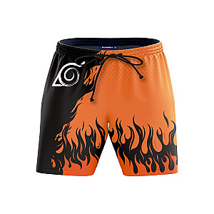 Naruto Shorts - Naruto's Fire Beach Shorts FH0709