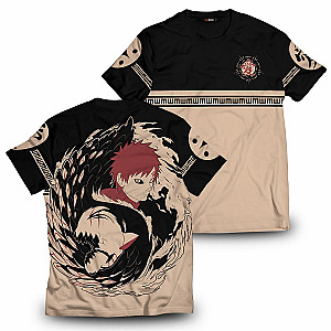 Naruto T-shirts - Yin Yang Gaara Shukaku Unisex T-Shirt FH0709