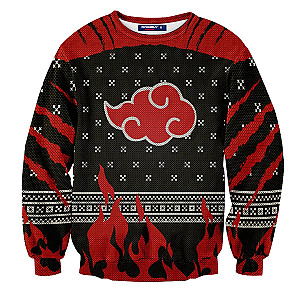 Naruto Sweaters - Akatsuki Pride Christmas Unisex Wool Sweater FH0709