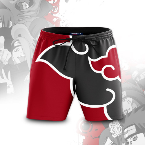 Naruto Shorts - Akatsuki Summer Beach Shorts FH0709