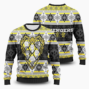 Tokyo Revengers Sweaters - Toman Gang Xmas Unisex Wool Sweater FH0709