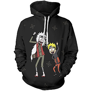 Naruto Hoodies - Rick and Moruto Unisex Pullover Hoodie FH0709
