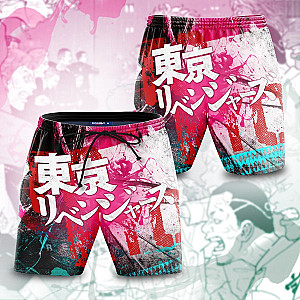 Tokyo Revengers Shorts - Tokyo Manji Gang Beach Shorts FH0709