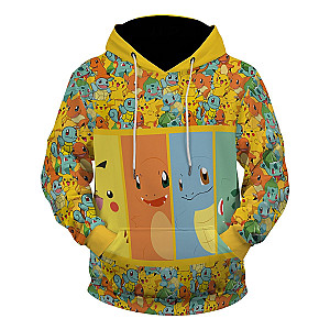 Pokemon Hoodies - Pikachu and friends Unisex Pullover Hoodie FH0709